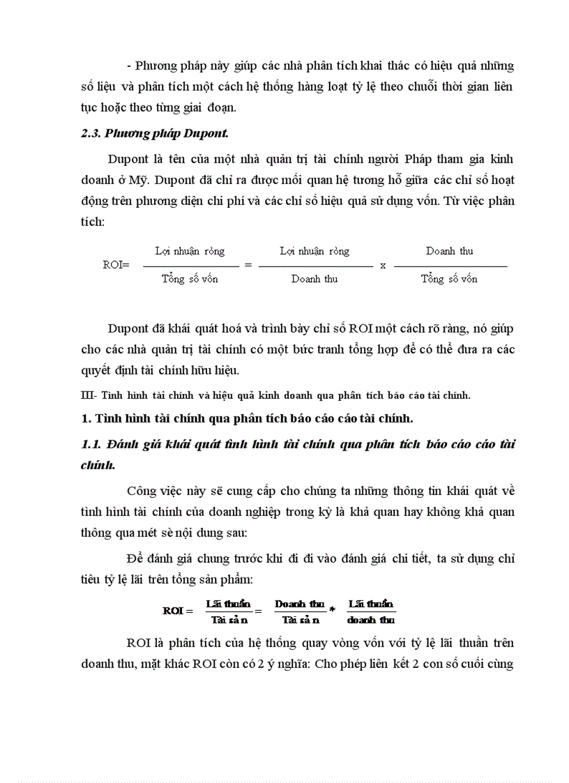 image for page Phân tích tài chính – Phương pháp phân tích tài chính – tình hình tài chính và Hiệu quả tài chính qua phân tích tài chính