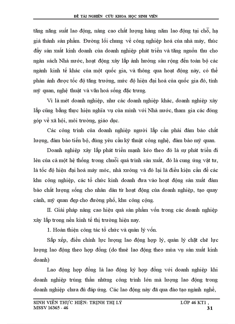 image for page Iải pháp nâng cao hiệu quả sử dụng vốn trong công ty xây lắp áp dụng trong nền kinh tế thị trường hiện nay.