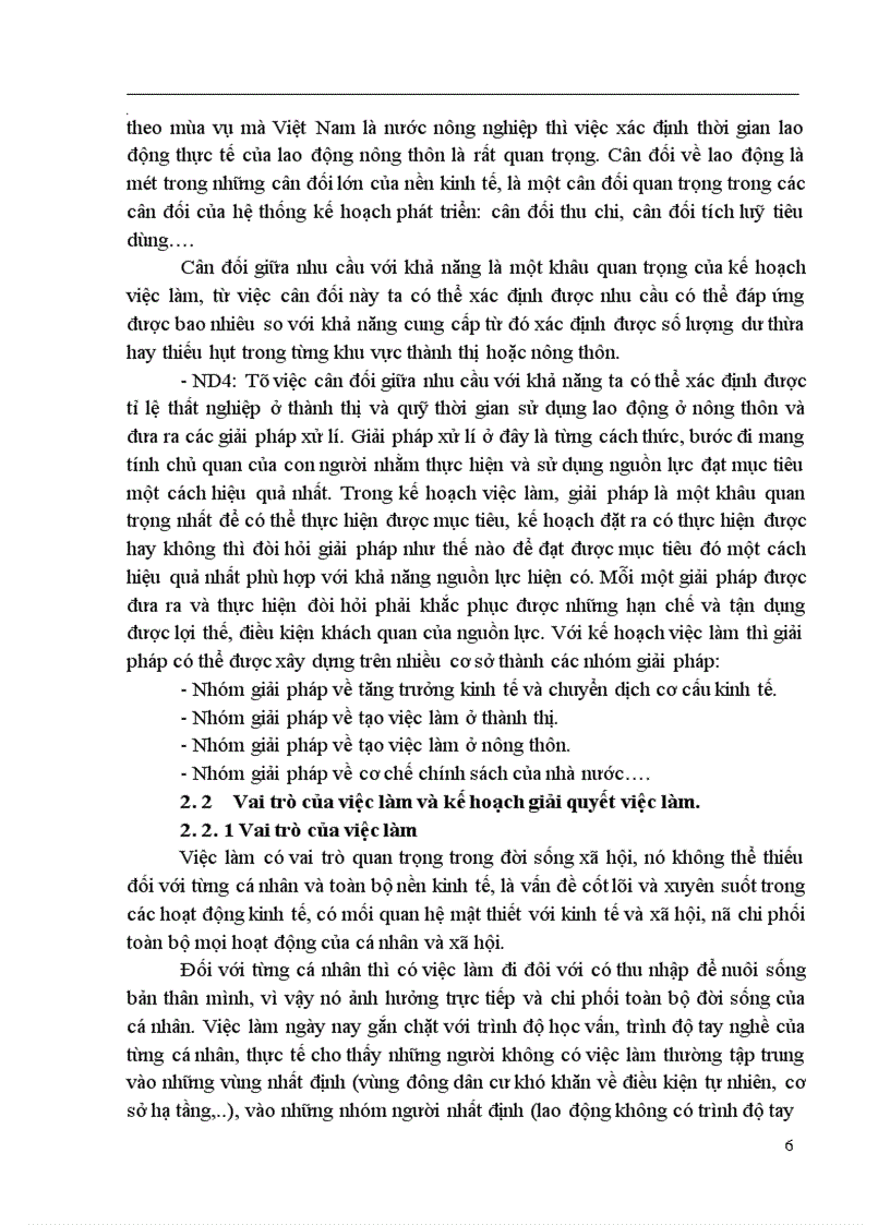 image for page Việc làm và kế hoạch giải quyết việc làm trong kế hoạch phát triển kinh tế- xã hội