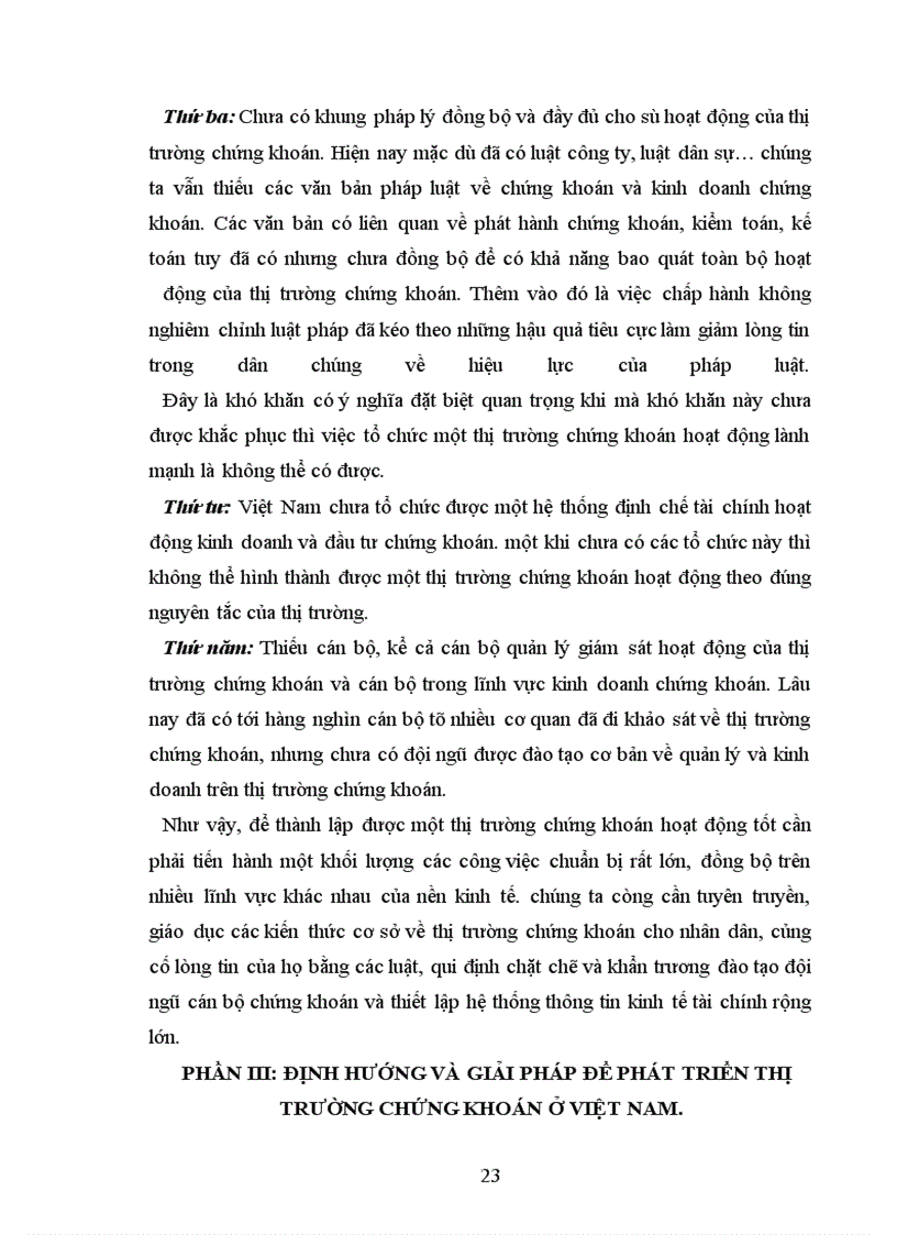 image for page Vai trò của thị trường chứng khoán đối với nền kinh tế Việt Nam Phần I