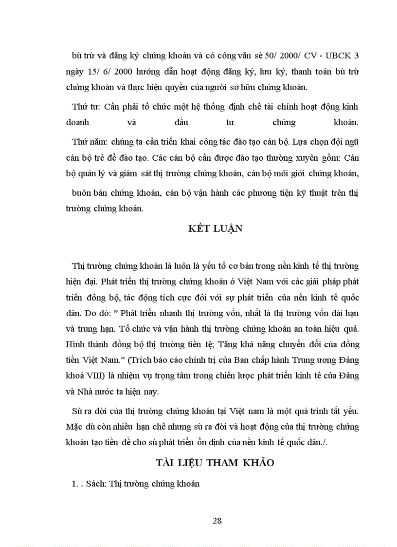 image for page Vai trò của thị trường chứng khoán đối với nền kinh tế Việt Nam Phần I