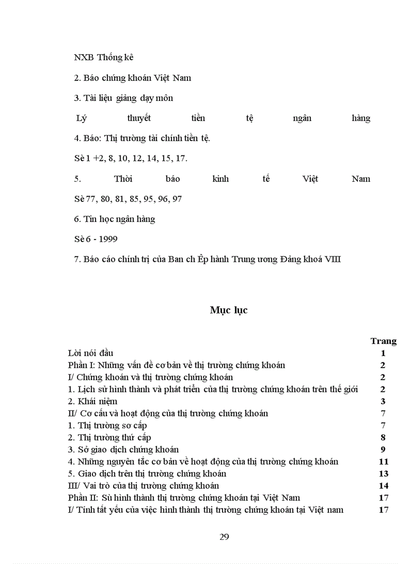 image for page Vai trò của thị trường chứng khoán đối với nền kinh tế Việt Nam Phần I