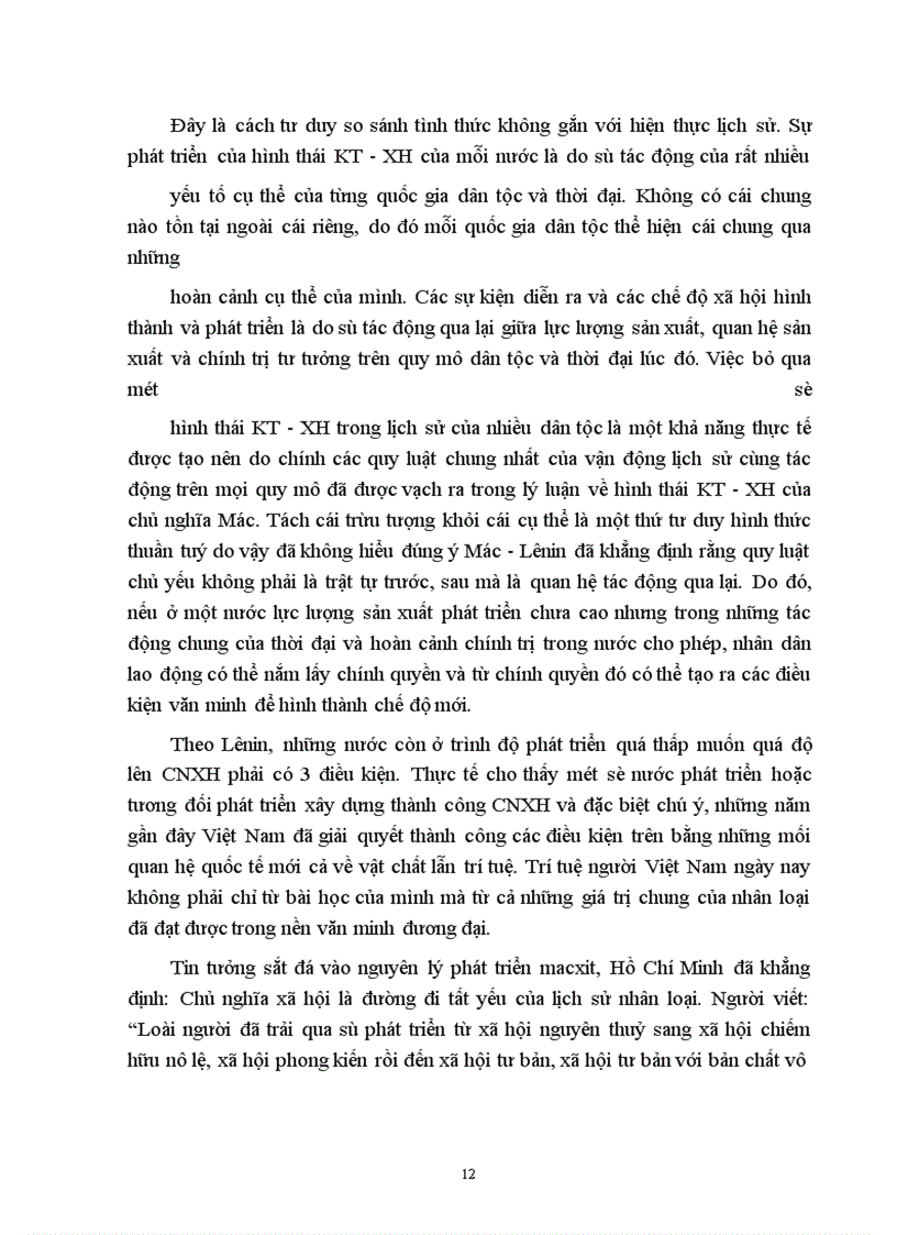 image for page Phân tích luận điểm của Mác “Tôi coi sự phát triển của hình thái Kinh tế - Xã hội là quá trình lịch sử tự nhiên”