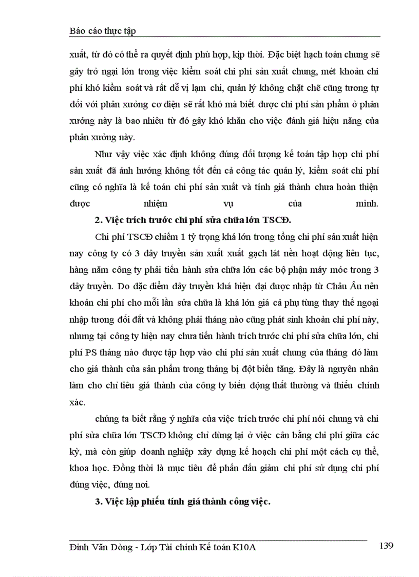 image for page Tổ chức công tác kế toán chi phí sản xuất và tính giá thành sản phẩm tại công ty Gạch ốp lát Hà Nội