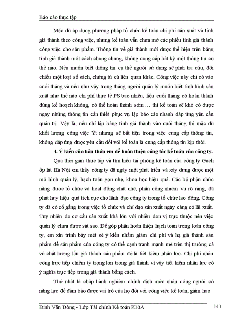 image for page Tổ chức công tác kế toán chi phí sản xuất và tính giá thành sản phẩm tại công ty Gạch ốp lát Hà Nội