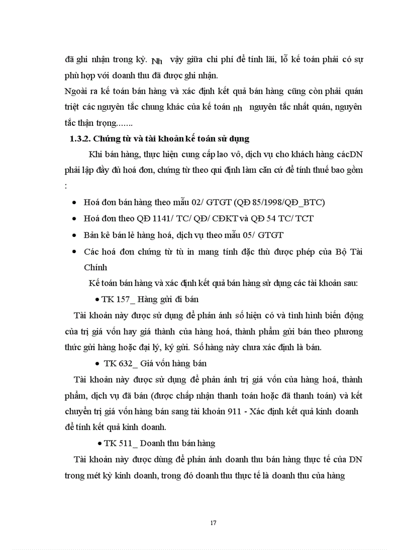 image for page Lý luận chung về kế toán bán hàng và xác định kết quả bán hàng trong các doanh nghiệp