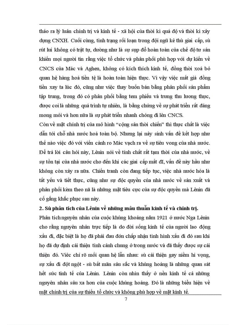 image for page Chính sách kinh tế mới của Lênin và sự vận dụng nó ở Việt Nam mà chủ yếu là thông qua sự phân tích khoa học của Đảng và những đường lối chính sách đổi mới sáng tạo của Nhà nước ta