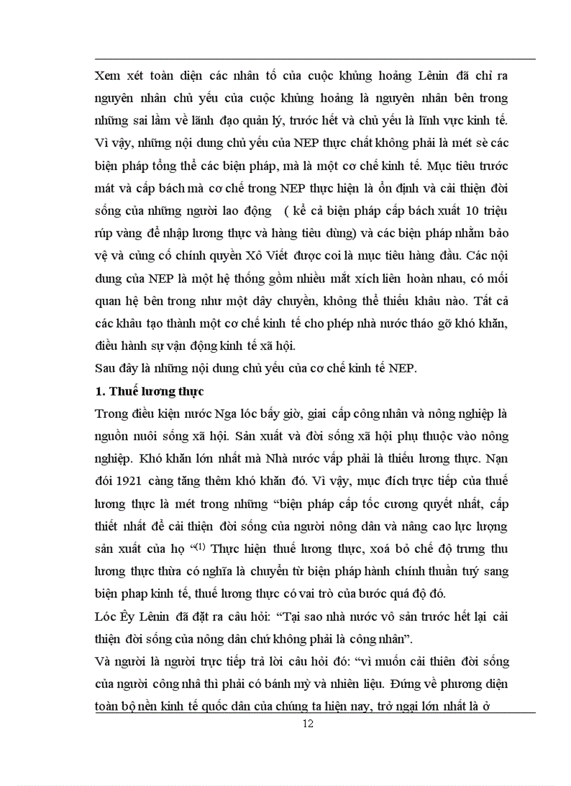 image for page Chính sách kinh tế mới của Lênin và sự vận dụng nó ở Việt Nam mà chủ yếu là thông qua sự phân tích khoa học của Đảng và những đường lối chính sách đổi mới sáng tạo của Nhà nước ta