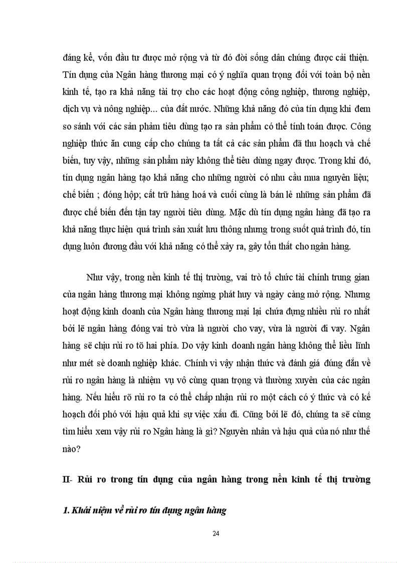 image for page Thực trạng tín dụng và rủi ro tín dụng tại Ngân hàng Nông nghiệp và phát triển nông thôn Hà Nội.