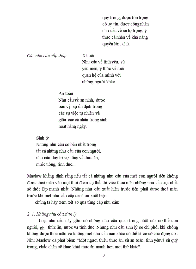 image for page Phân tích tháp nhu cầu của người lao động do Abraham Maslow đưa ra và những giải pháp chủ yếu thoả mãn các nhu cầu trong điều kiện các doanh nghiệp Việt Nam hiện nay