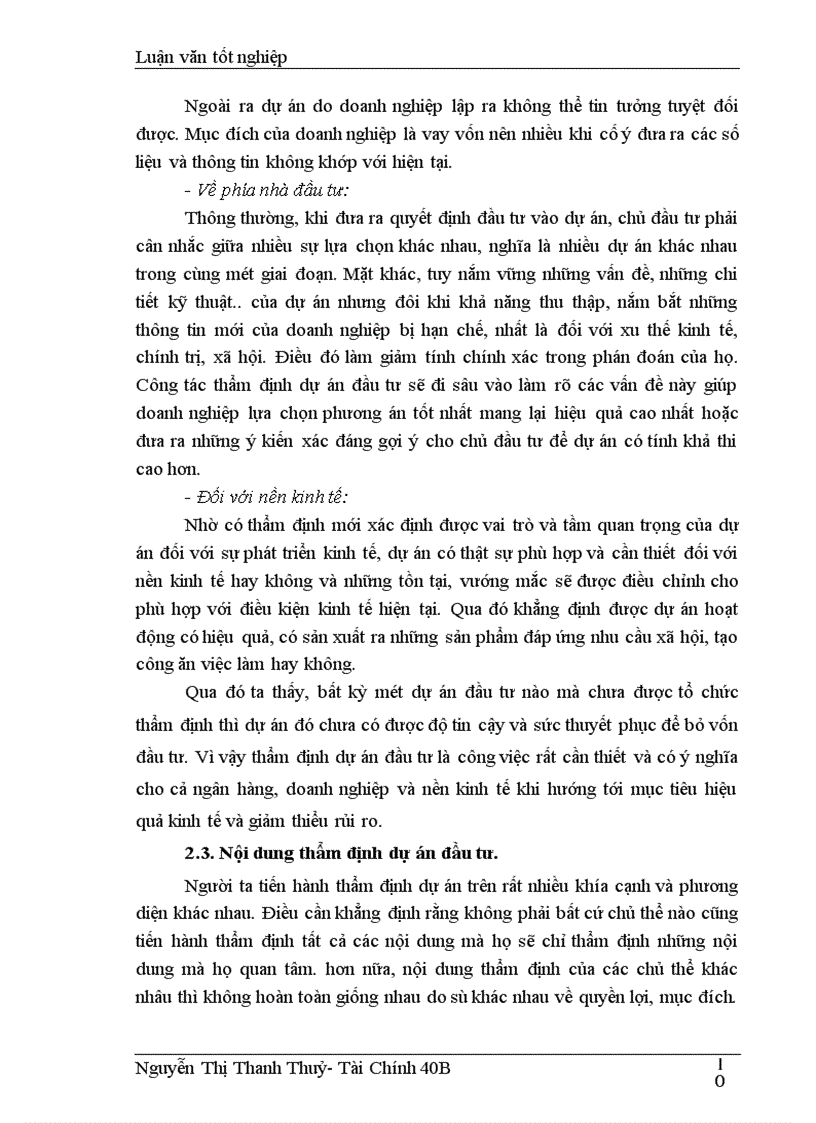 image for page Một số giải pháp nhằm nâng cao chất lượng thẩm định tài chính dự án đầu tư tại Ngân hàng Công thương Cầu Giấy