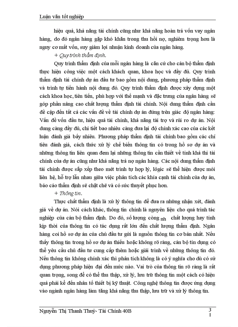image for page Một số giải pháp nhằm nâng cao chất lượng thẩm định tài chính dự án đầu tư tại Ngân hàng Công thương Cầu Giấy