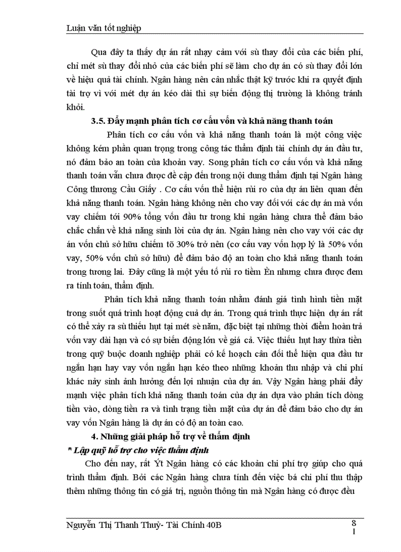 image for page Một số giải pháp nhằm nâng cao chất lượng thẩm định tài chính dự án đầu tư tại Ngân hàng Công thương Cầu Giấy