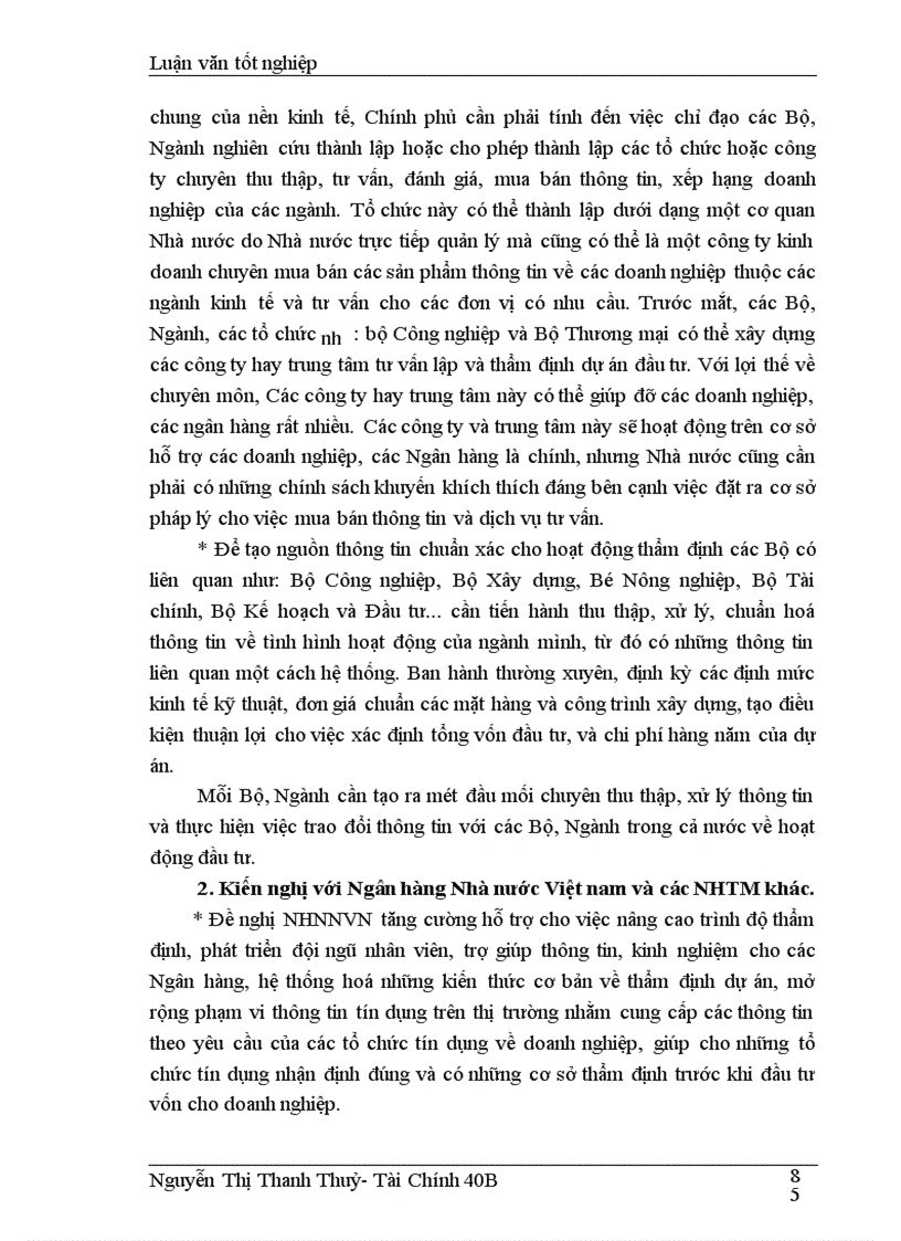 image for page Một số giải pháp nhằm nâng cao chất lượng thẩm định tài chính dự án đầu tư tại Ngân hàng Công thương Cầu Giấy