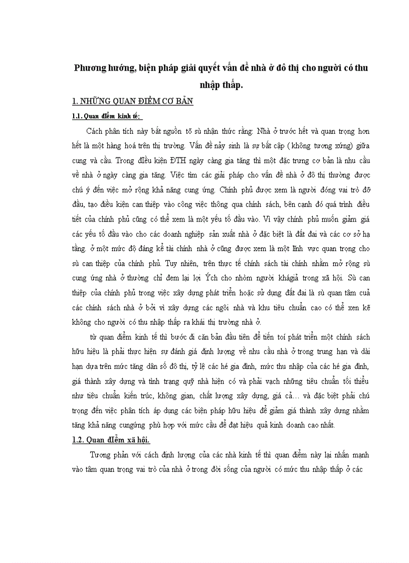 image for page Vấn đề nhà ở cho người có thu nhập thấp