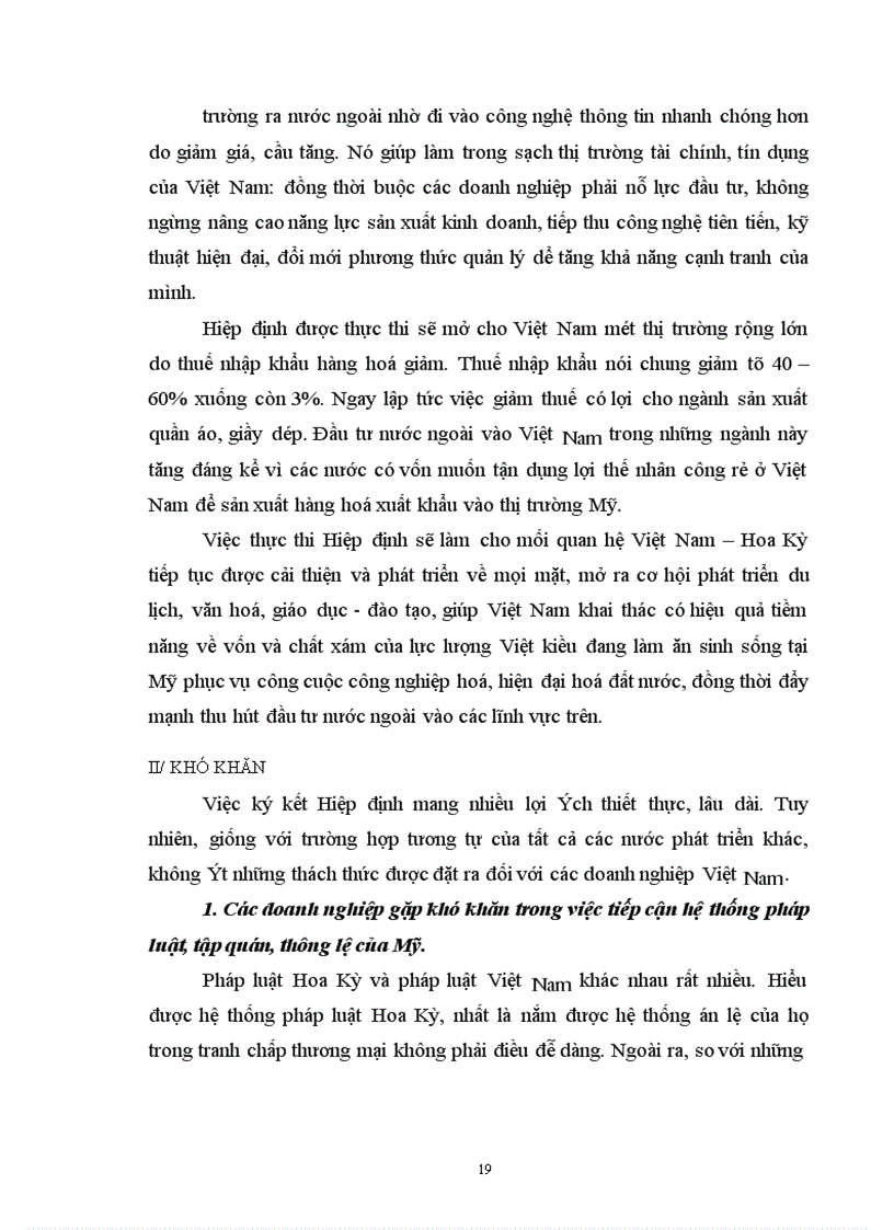 image for page Thực thi Hiệp định thương mại Việt – Mỹ, những thuận lợi và khó khăn đối với doanh nghiệp Việt Nam