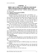 Hiệu quả cho vay trung và dài hạn đối với DNNN tại Ngân hàng Ngoại thương Việt Nam