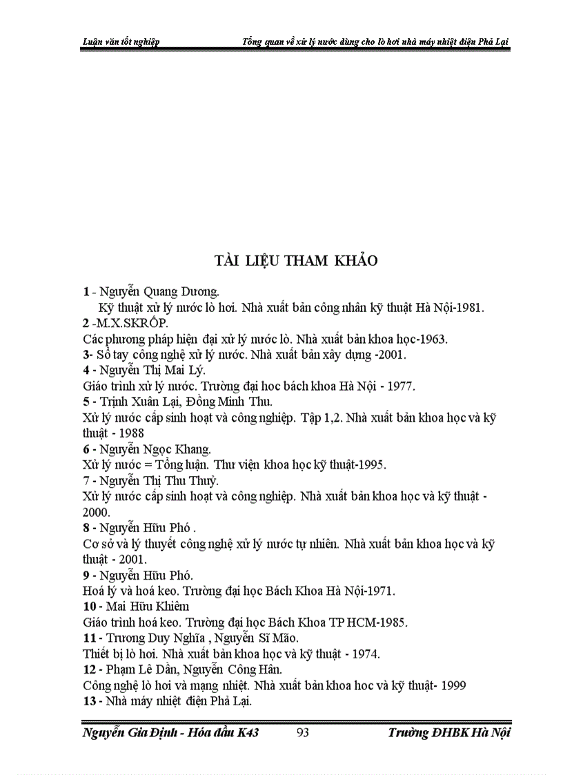 image for page Xử lý nước dùng cho lò hơi nhà máy nhiệt điện Phả Lại