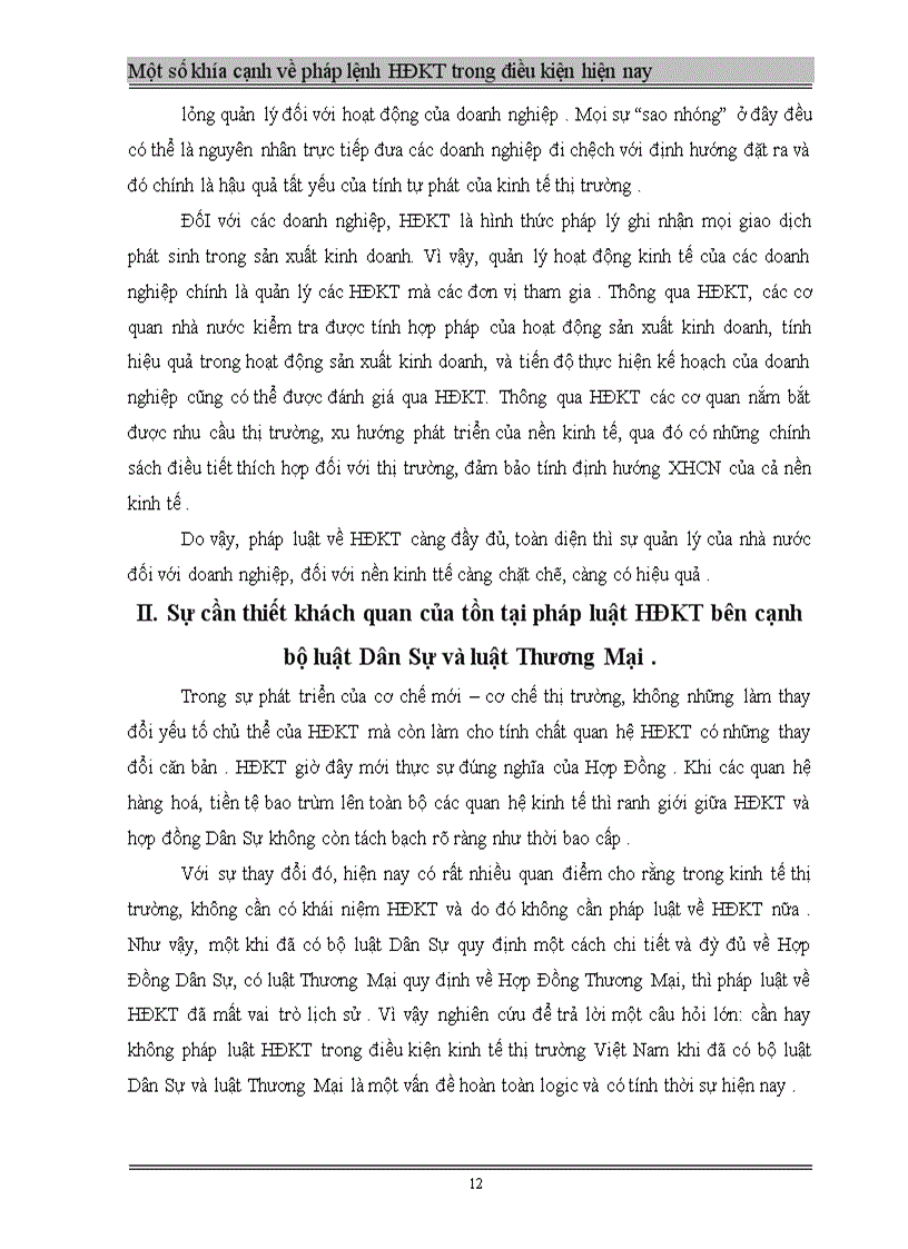 image for page Một số khía cạnh về pháp lệnh HĐKT trong điều kiện hiện nay