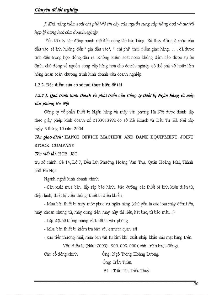 image for page Tổ chức công tác kế toán bán hàng và xác định kết quả kinh doanh tại Công ty cổ phần thiết bị Ngân hàng và máy văn phòng Hà Nội