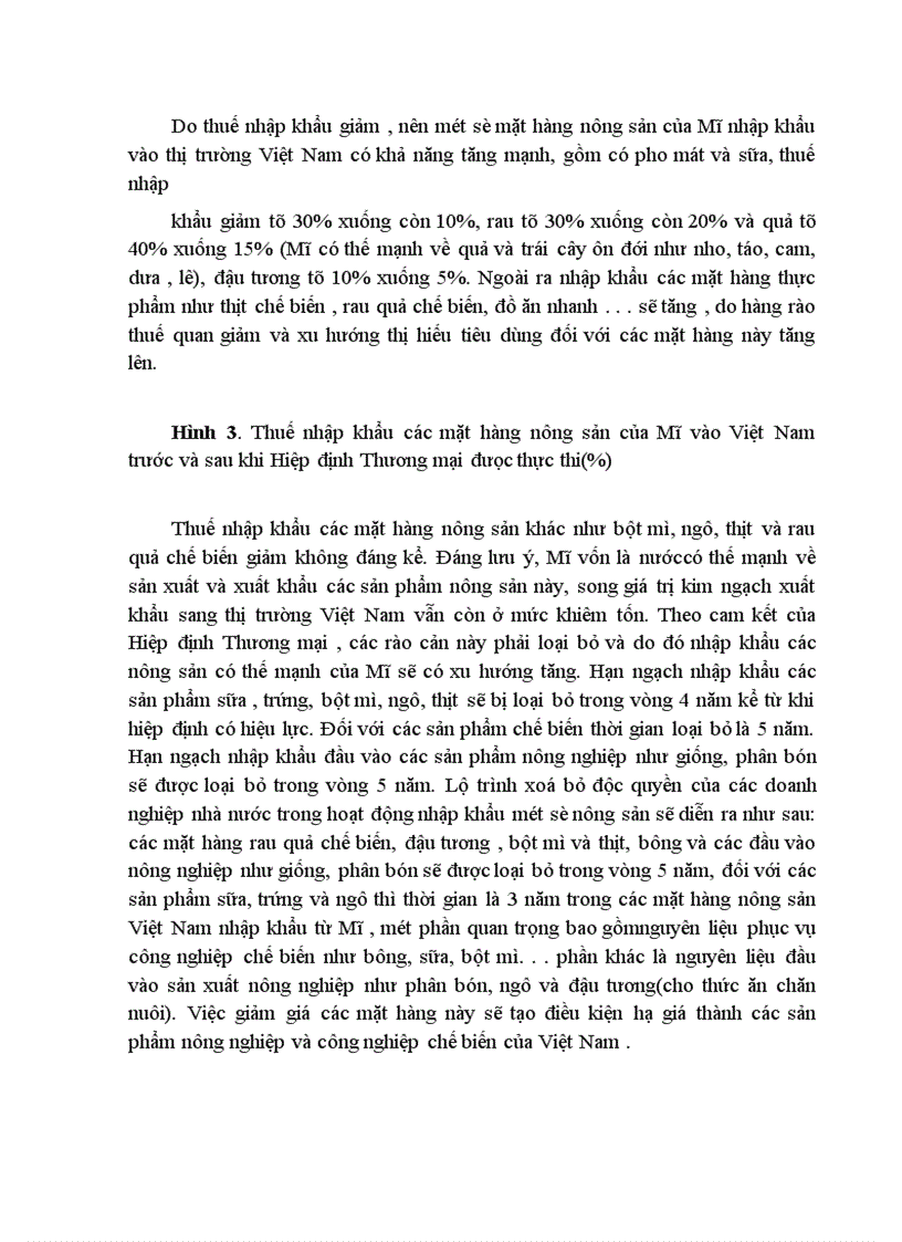 image for page Ảnh hưởng của hiệp định thương mại Việt-Mĩ đến hàng nông sản việt nam xuất khẩu sang thị trường Mĩ