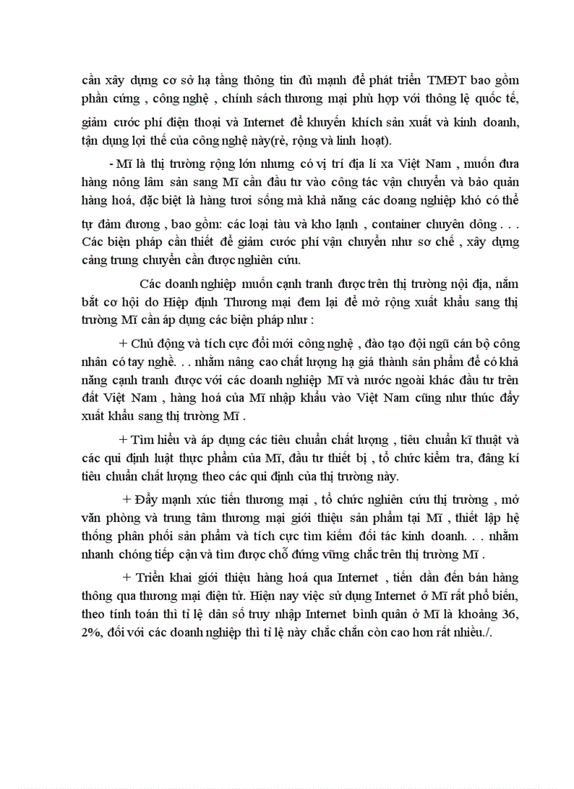 image for page Ảnh hưởng của hiệp định thương mại Việt-Mĩ đến hàng nông sản việt nam xuất khẩu sang thị trường Mĩ