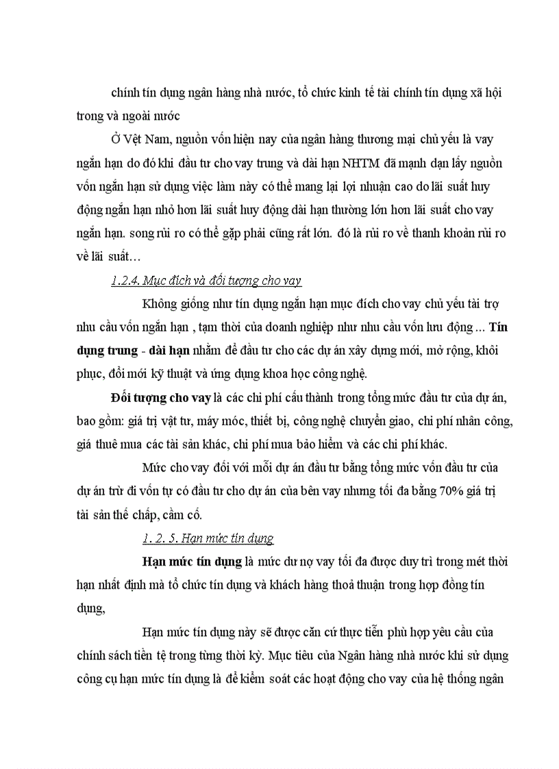 image for page Giải pháp nâng cao chất lượng tín dụng trung – dài hạn tại chi nhánh NHNo&PTNT 24 Láng Hạ