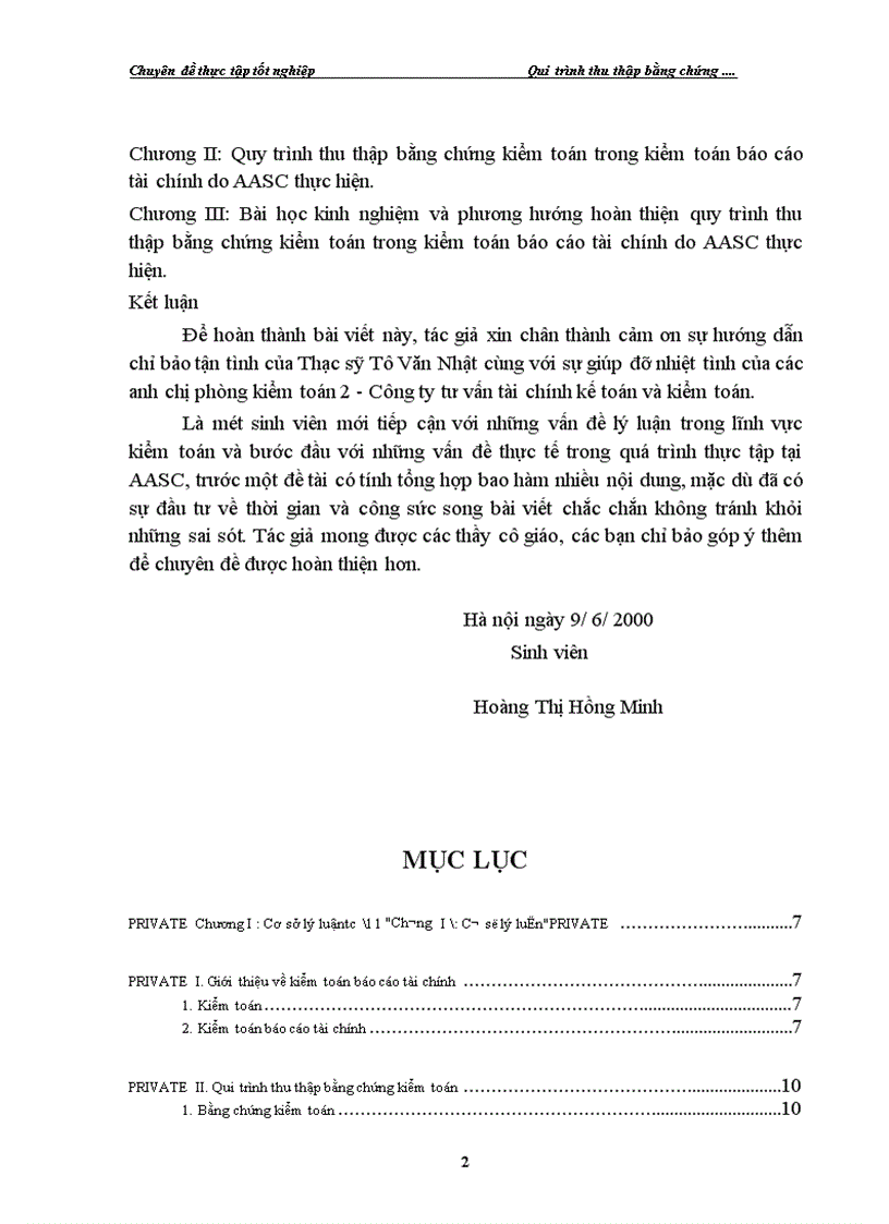 image for page Quy trình thu thập bằng chứng kiểm toán trong kiểm toán báo cáo tài chính do AASC thực hiện