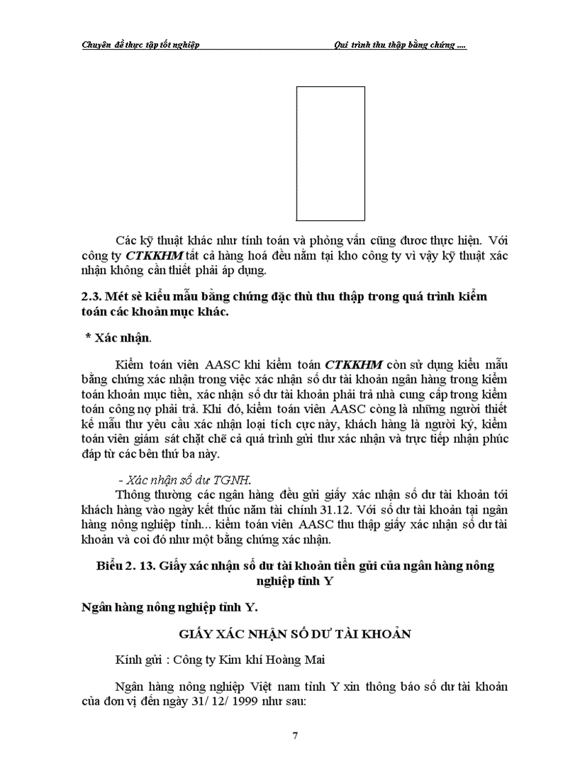 image for page Quy trình thu thập bằng chứng kiểm toán trong kiểm toán báo cáo tài chính do AASC thực hiện