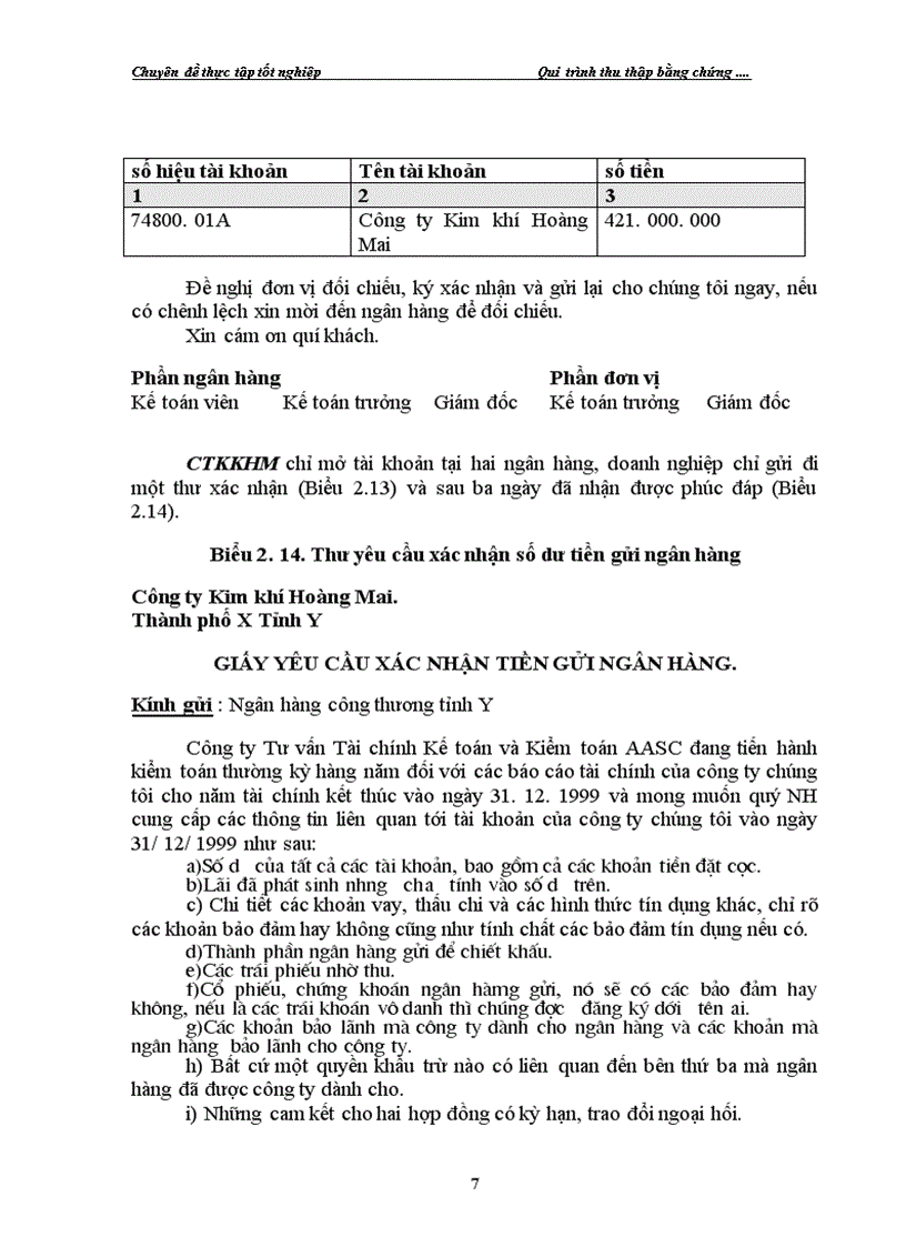 image for page Quy trình thu thập bằng chứng kiểm toán trong kiểm toán báo cáo tài chính do AASC thực hiện