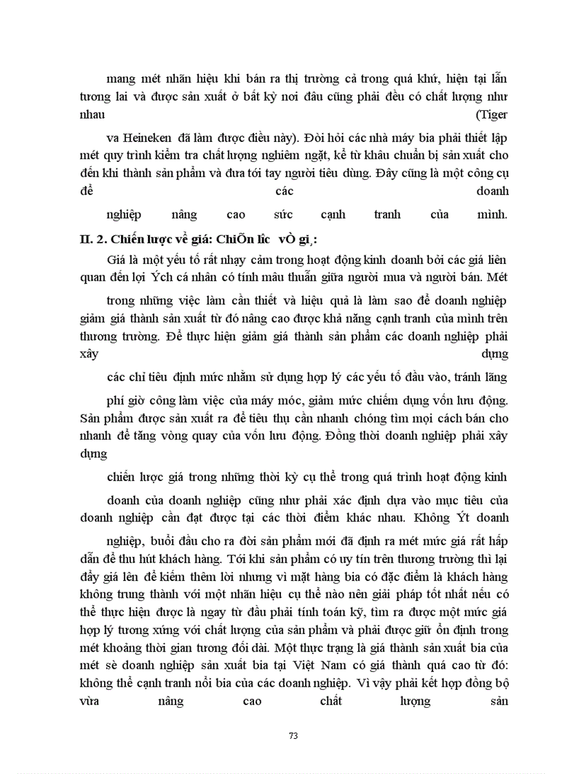 image for page Tiêu thụ sản phẩm ở các doanh nghiệp sản xuất bia hiện nay. Thực trạng và giải pháp