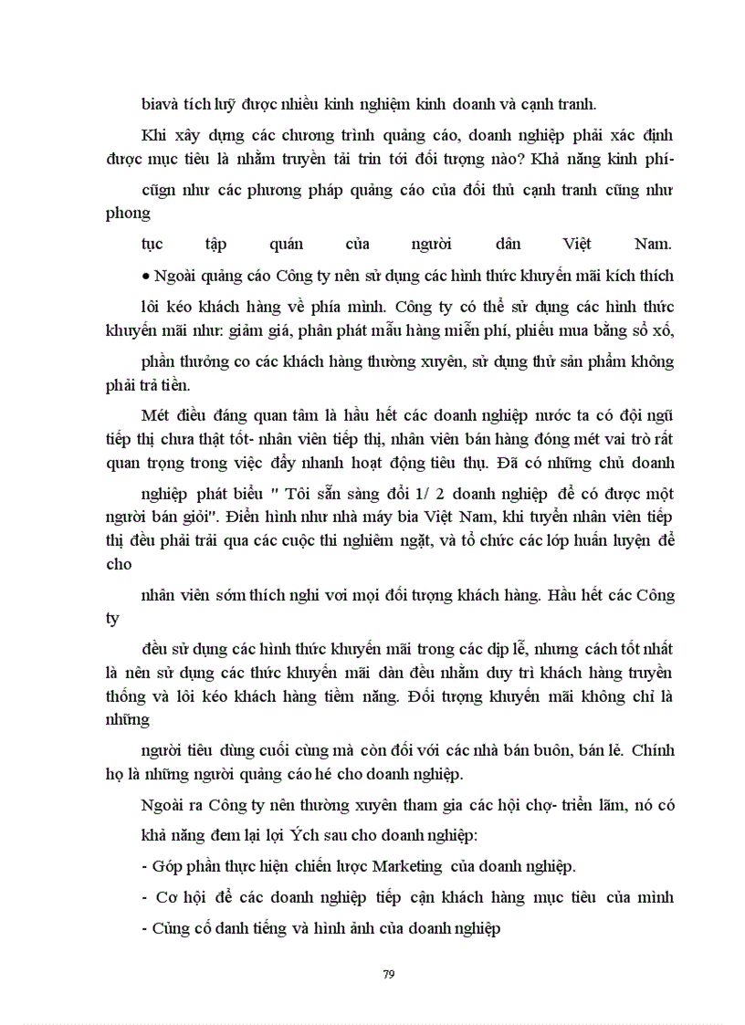 image for page Tiêu thụ sản phẩm ở các doanh nghiệp sản xuất bia hiện nay. Thực trạng và giải pháp