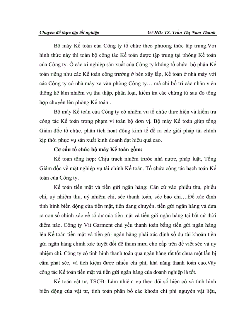 image for page Hoàn thiện công tác Kế toán tập hợp chi phí sản xuất và tính giá thành sản phẩm tại Công ty TNHH may mặc xuất khẩu Vit Garment