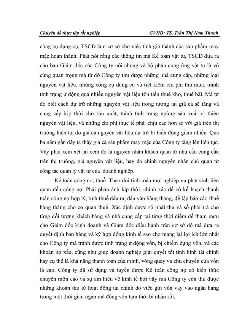 image for page Hoàn thiện công tác Kế toán tập hợp chi phí sản xuất và tính giá thành sản phẩm tại Công ty TNHH may mặc xuất khẩu Vit Garment