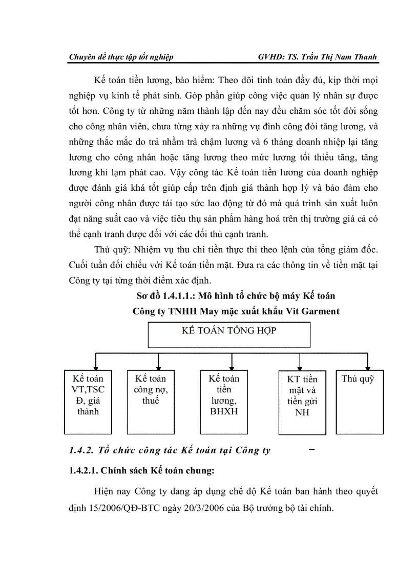 image for page Hoàn thiện công tác Kế toán tập hợp chi phí sản xuất và tính giá thành sản phẩm tại Công ty TNHH may mặc xuất khẩu Vit Garment