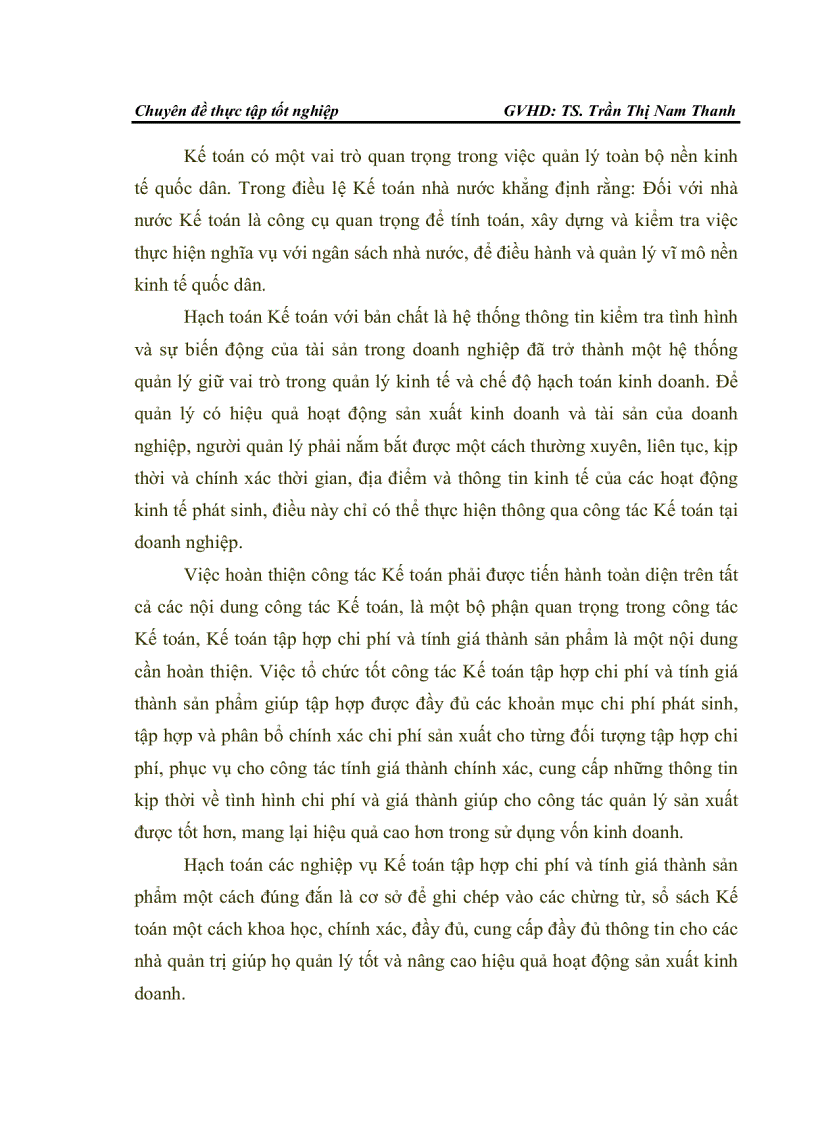 image for page Hoàn thiện công tác Kế toán tập hợp chi phí sản xuất và tính giá thành sản phẩm tại Công ty TNHH may mặc xuất khẩu Vit Garment