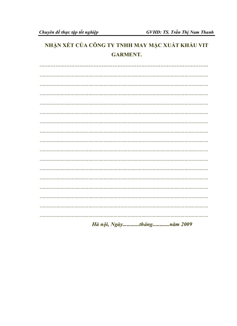 image for page Hoàn thiện công tác Kế toán tập hợp chi phí sản xuất và tính giá thành sản phẩm tại Công ty TNHH may mặc xuất khẩu Vit Garment