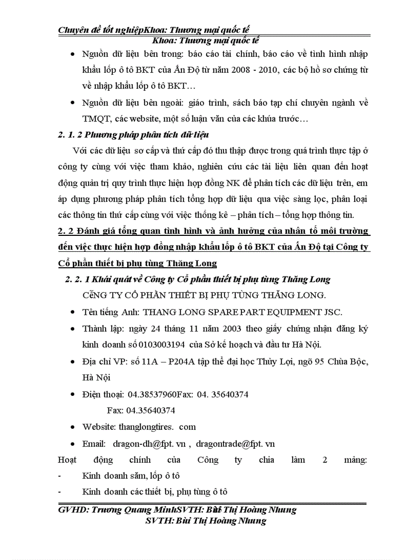 image for page Hoàn thiện quy trình thực hiện hợp đồng nhập khẩu lốp ô tô BKT của Ấn Độ của Công ty Cổ phần thiết bị phụ tùng Thăng Long