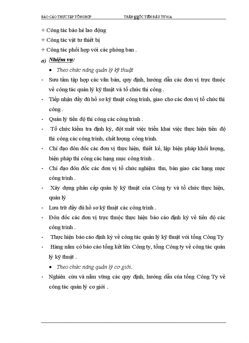 image for page Báo cáo thực tập tại Công ty Xây Lắp năng lượng Sông Đà 11