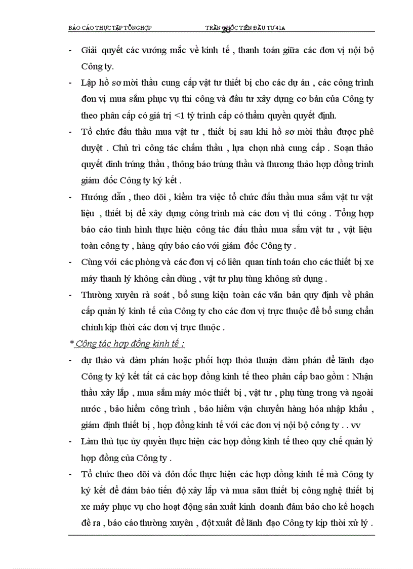 image for page Báo cáo thực tập tại Công ty Xây Lắp năng lượng Sông Đà 11