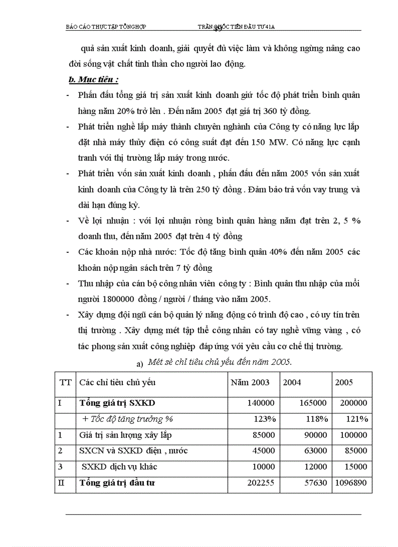 image for page Báo cáo thực tập tại Công ty Xây Lắp năng lượng Sông Đà 11