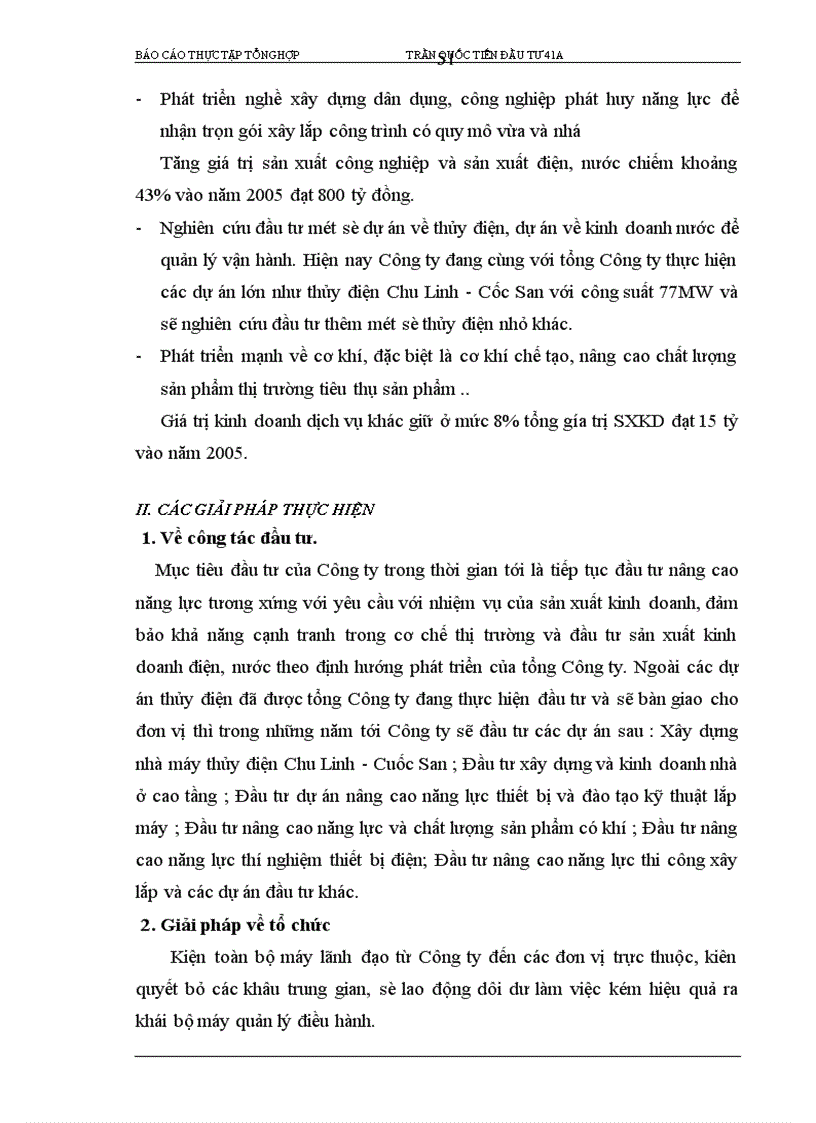 image for page Báo cáo thực tập tại Công ty Xây Lắp năng lượng Sông Đà 11