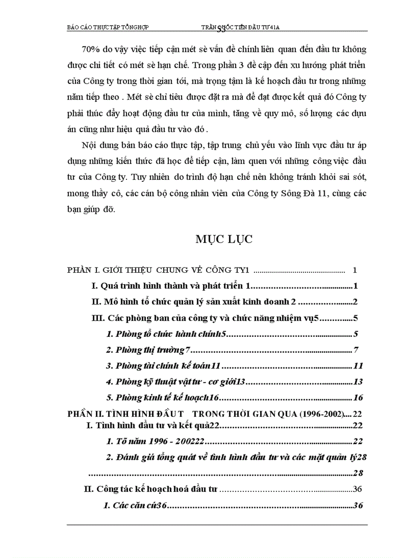 image for page Báo cáo thực tập tại Công ty Xây Lắp năng lượng Sông Đà 11