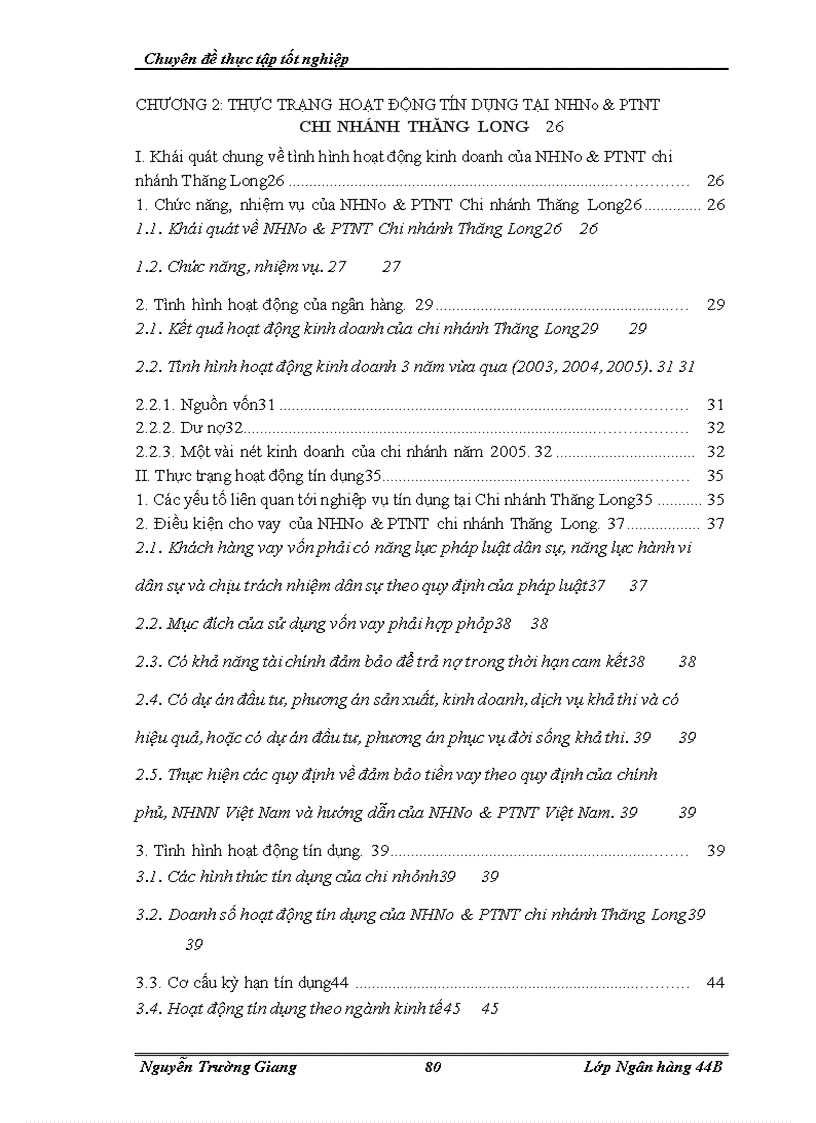 image for page Mở rộng tín dụng tại NHNo&PTNT chi nhánh Thăng Long