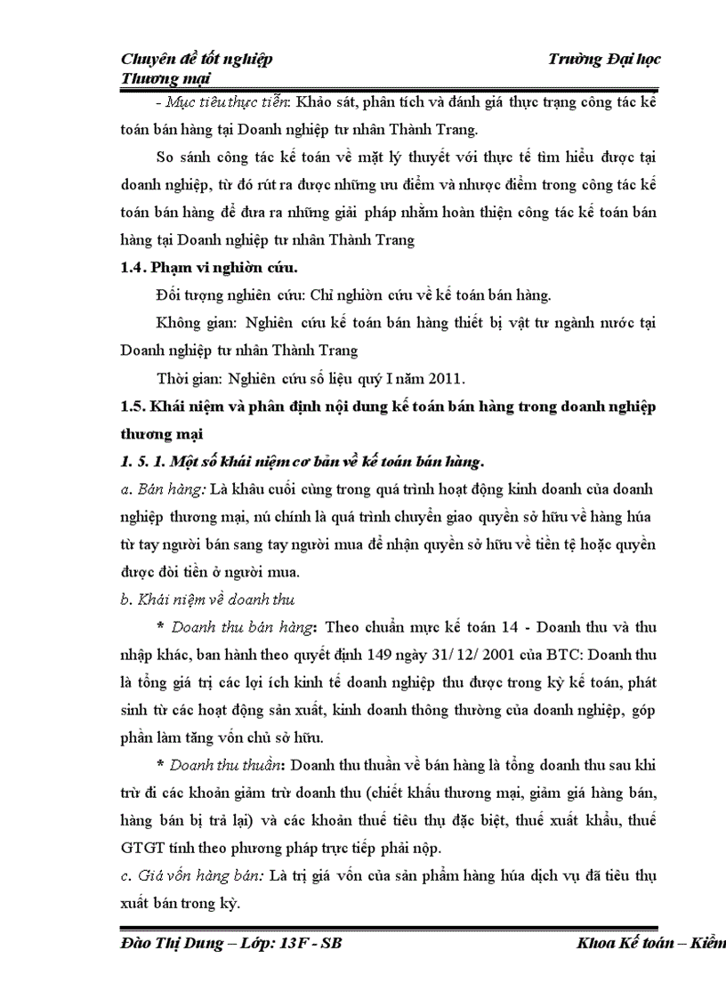 image for page Kế toán bán thiết bị vật tư ngành nước tại doanh nghiệp tư nhân Thành Trang