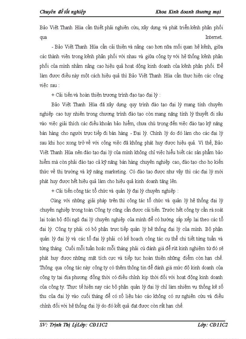 image for page Giải pháp hoàn thiện kênh phân phối của Bảo Việt Thanh Hóa