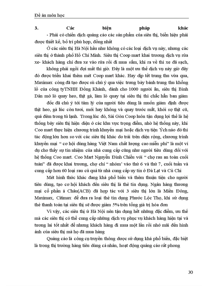 image for page Một số giải pháp marketing nhằm thu hút khách hàng tại các siêu thị ở Hà Nội