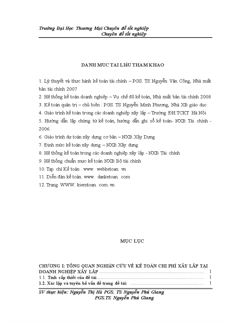 image for page Kế toán chi phí xây lắp công trình” Nhà hiệu bộ trường THCS tam hiệp” tại công ty TNHH và TM Thành Hải