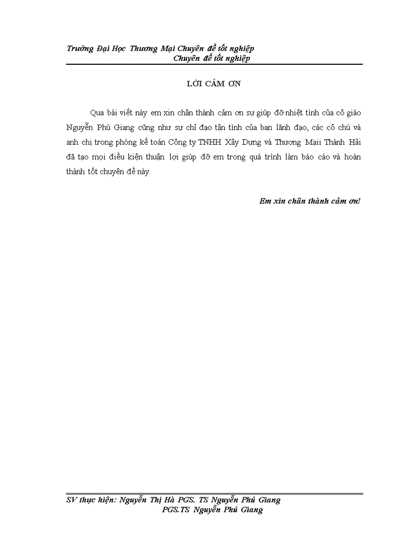 image for page Kế toán chi phí xây lắp công trình” Nhà hiệu bộ trường THCS tam hiệp” tại công ty TNHH và TM Thành Hải