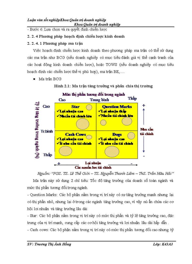image for page Hoạch định chiến lược kinh doanh của Công ty cổ phần phát triển thương mại Trường Thịnh